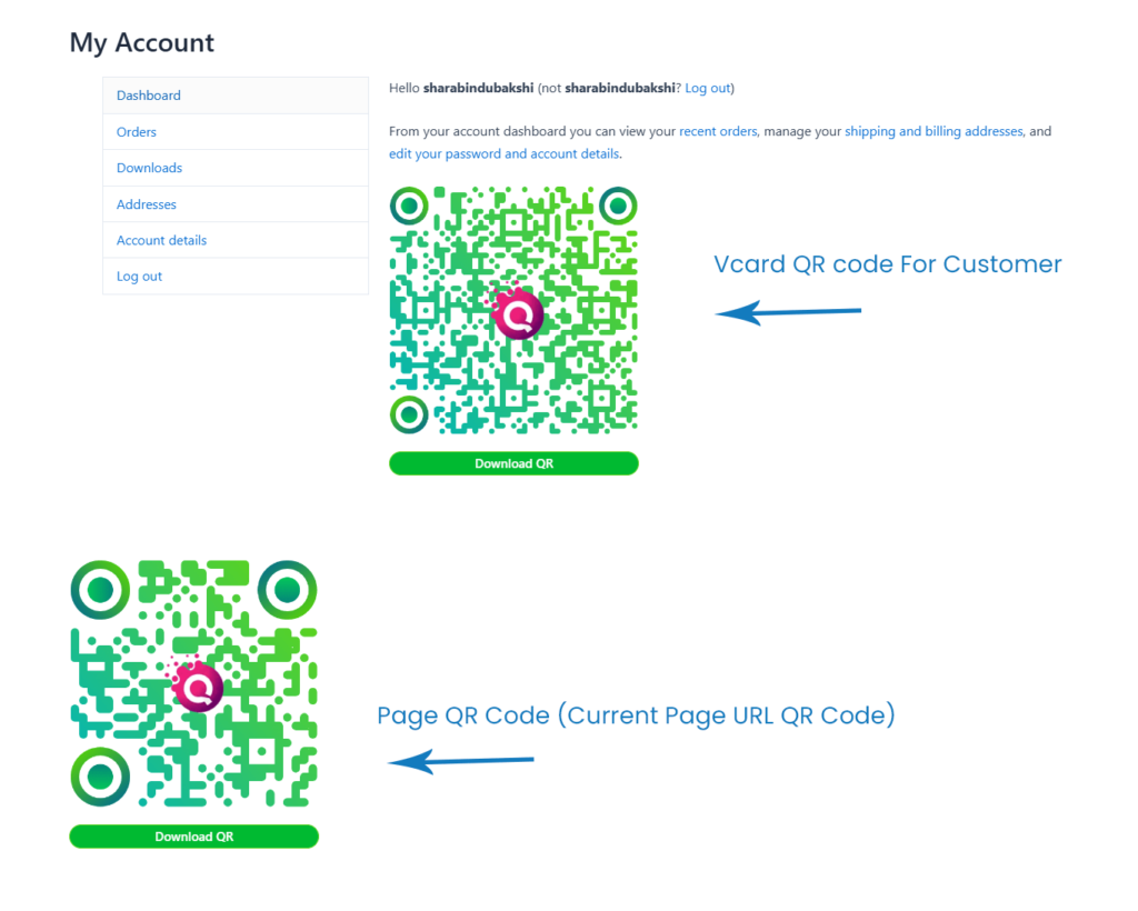 vcard-QR-code-for-WooCommerce-Customer