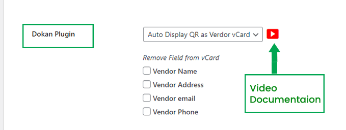 QR code for Dokan Plugin